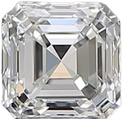 0.5 Carat F VVS1 Asscher Natural Diamond