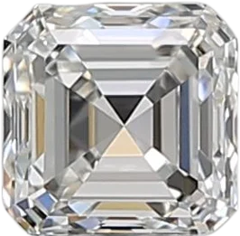 0.5 Carat H VVS1 Asscher Natural Diamond