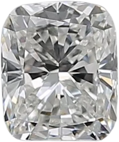 0.5 Carat F VS1 Elongated Cushion Natural Diamond