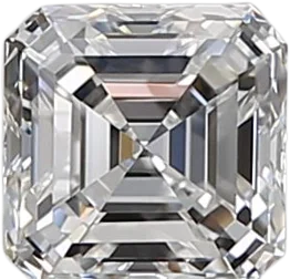 0.51 Carat E VVS1 Asscher Natural Diamond