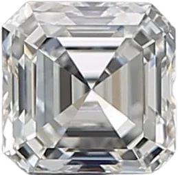 0.56 Carat G VVS2 Asscher Natural Diamond