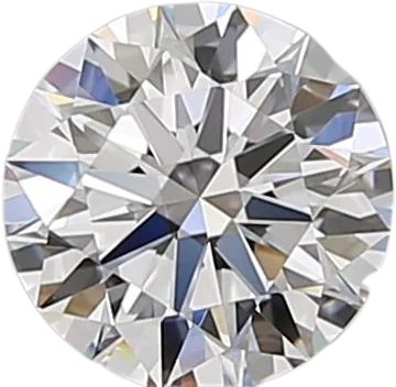 0.58 Carat E VVS2 Round Natural Diamond