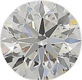 0.58 Carat H VS2 Round Natural Diamond