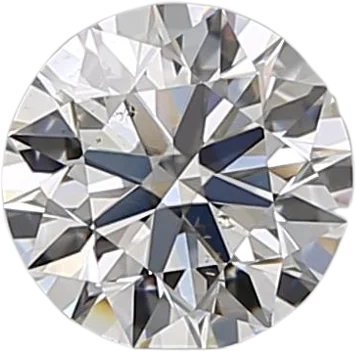 0.6 Carat F SI1 Round Natural Diamond