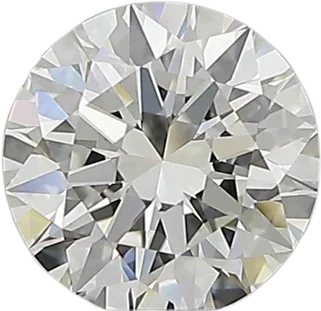 0.61 Carat H VVS1 Round Natural Diamond