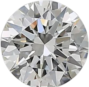 0.64 Carat I VVS2 Round Natural Diamond