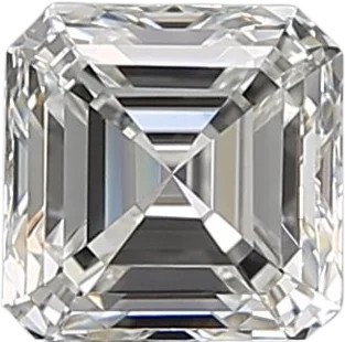 0.7 Carat G VVS2 Asscher Natural Diamond