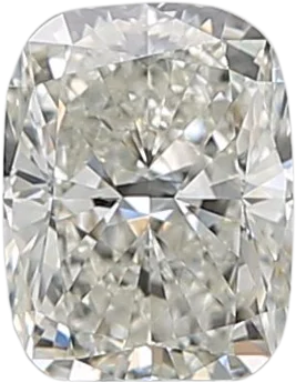 0.7 Carat H VVS1 Elongated Cushion Natural Diamond