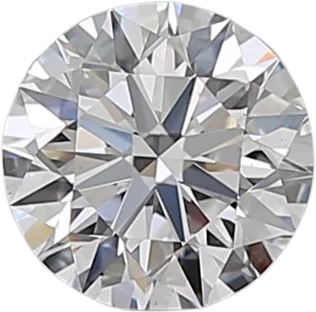 0.7 Carat D VS2 Round Natural Diamond