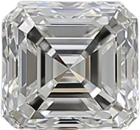 0.71 Carat H VVS2 Asscher Natural Diamond