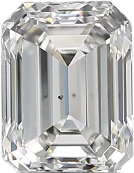 0.71 Carat G SI1 Emerald Natural Diamond