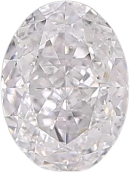 0.71 Carat F SI1 Oval Natural Diamond