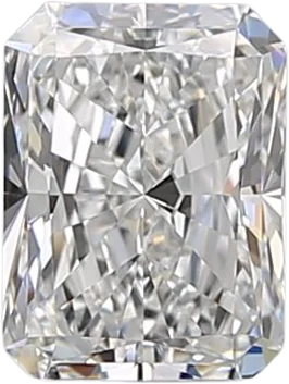 0.71 Carat E VVS1 Radiant Natural Diamond