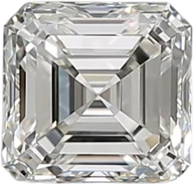 0.72 Carat I VVS1 Asscher Natural Diamond