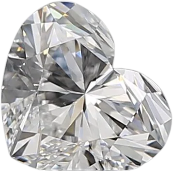 0.72 Carat E VS1 Heart Natural Diamond