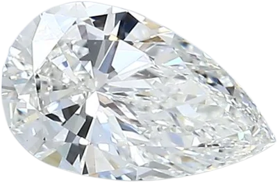 0.72 Carat G IF Pear Natural Diamond