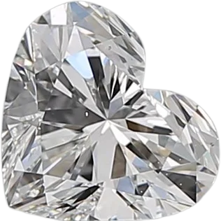 0.73 Carat D VS2 Heart Natural Diamond