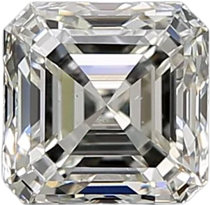 0.9 Carat I VS2 Asscher Natural Diamond