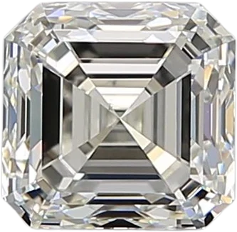 0.91 Carat J VS1 Asscher Natural Diamond