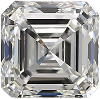 1.01 Carat G VVS1 Asscher Natural Diamond