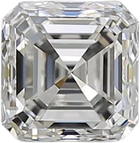 1.01 Carat H VVS1 Asscher Natural Diamond