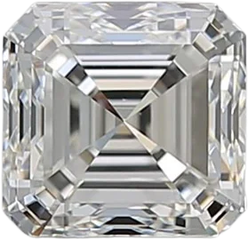 1.01 Carat H VVS2 Asscher Natural Diamond