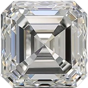 1.01 Carat I VVS2 Asscher Natural Diamond