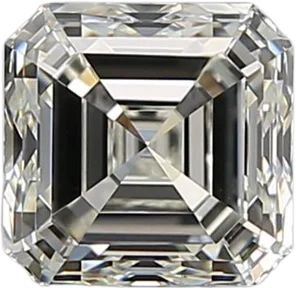 1.01 Carat J VVS2 Asscher Natural Diamond