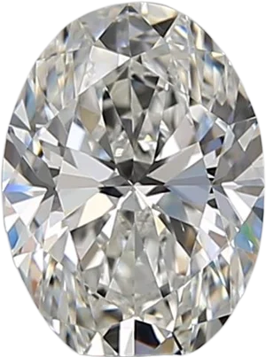 1.01 Carat F SI1 Oval Natural Diamond