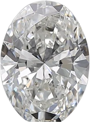 1.01 Carat F SI1 Oval Natural Diamond