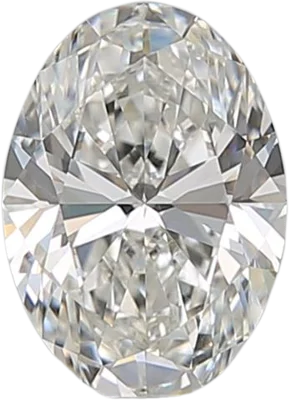 1.01 Carat H SI1 Oval Natural Diamond