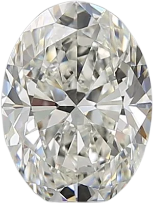 1.01 Carat I VVS2 Oval Natural Diamond