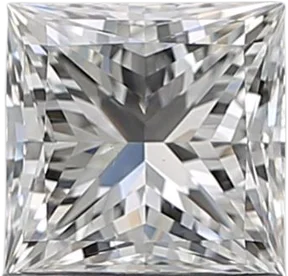 1.01 Carat F VS2 Princess Natural Diamond