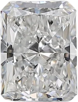 1.01 Carat E VVS1 Radiant Natural Diamond