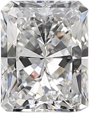 1.01 Carat E VVS1 Radiant Natural Diamond