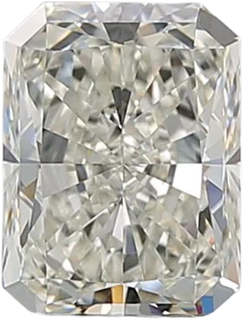 1.02 Carat J VVS2 Radiant Natural Diamond