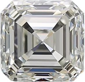 1.2 Carat K VVS2 Asscher Natural Diamond