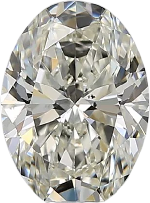 1.27 Carat J SI1 Oval Natural Diamond