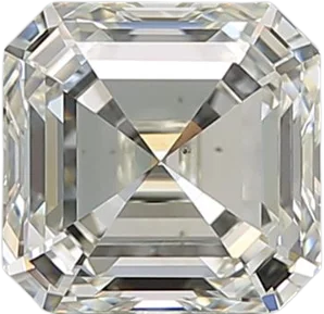 1.5 Carat K VS2 Asscher Natural Diamond