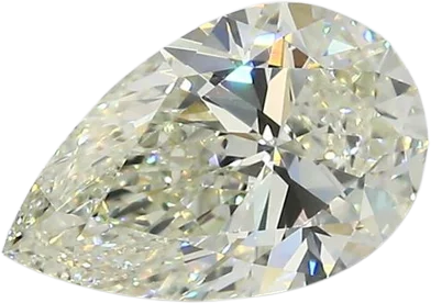 1.52 Carat L IF Pear Natural Diamond