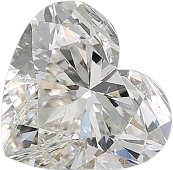 1.53 Carat H SI2 Heart Natural Diamond