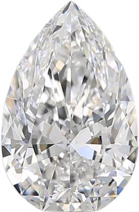 1.63 Carat D VS1 Pear Natural Diamond