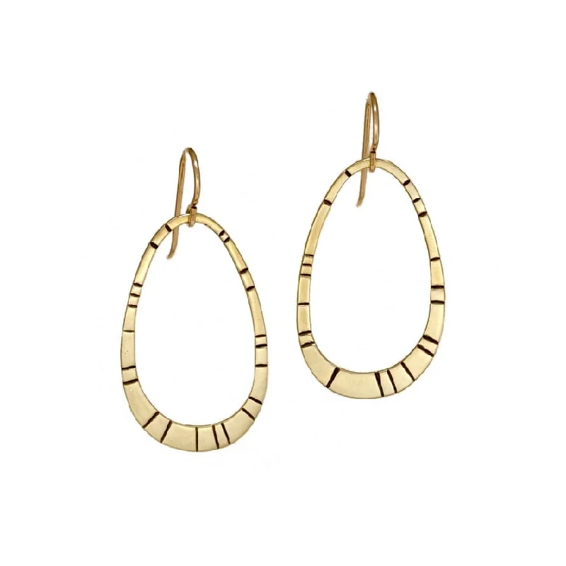 Ida Earrings Brass