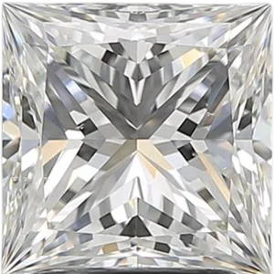 2.01 Carat H VS2 Princess Natural Diamond