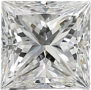 2.01 Carat H VVS1 Princess Natural Diamond