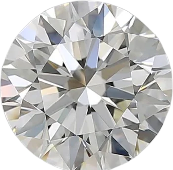 2.09 Carat J IF Round Natural Diamond