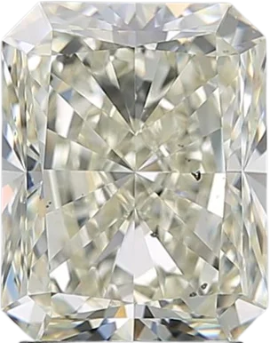 2.52 Carat L SI1 Radiant Natural Diamond