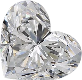 3.01 Carat D VVS2 Heart Natural Diamond