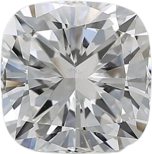 3.21 Carat F SI1 Cushion Natural Diamond