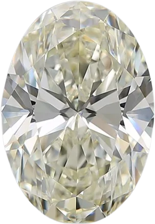 3.68 Carat L VVS2 Oval Natural Diamond